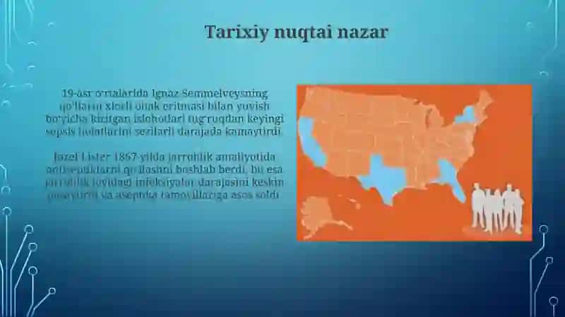 Shifoxona ichi infeksiyasi. Xirurgiyada OITS va KOVID-19 muammolari 4