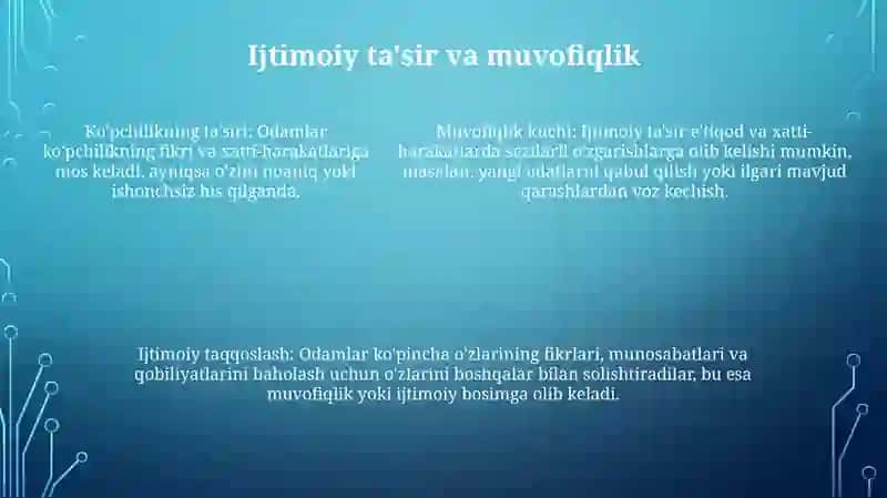 Muloqot Va Shaxslararo Munosabatlar Ijtimoiy Psixalogiyaning Mavzuidir 4