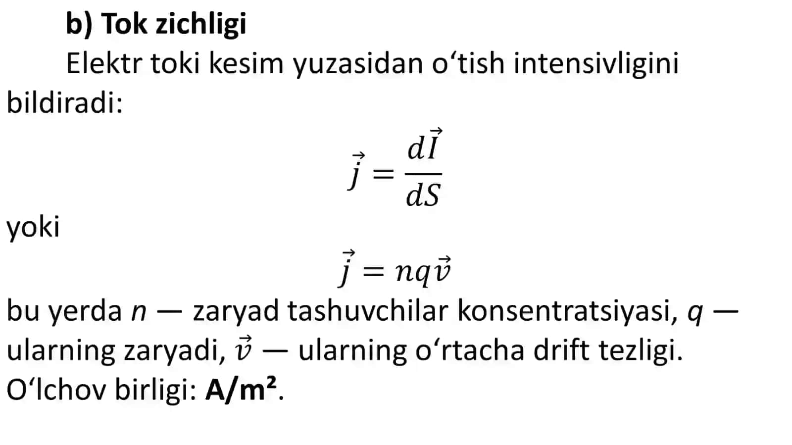 Elektr toki tushunchasi 4