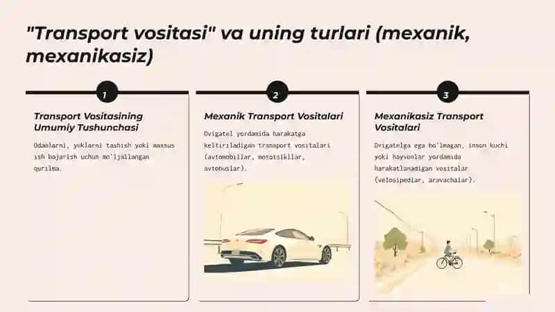 Yo'l Harakati Qoidalarida Qo'llaniladigan Asosiy Tushuncha va Atamalar 4