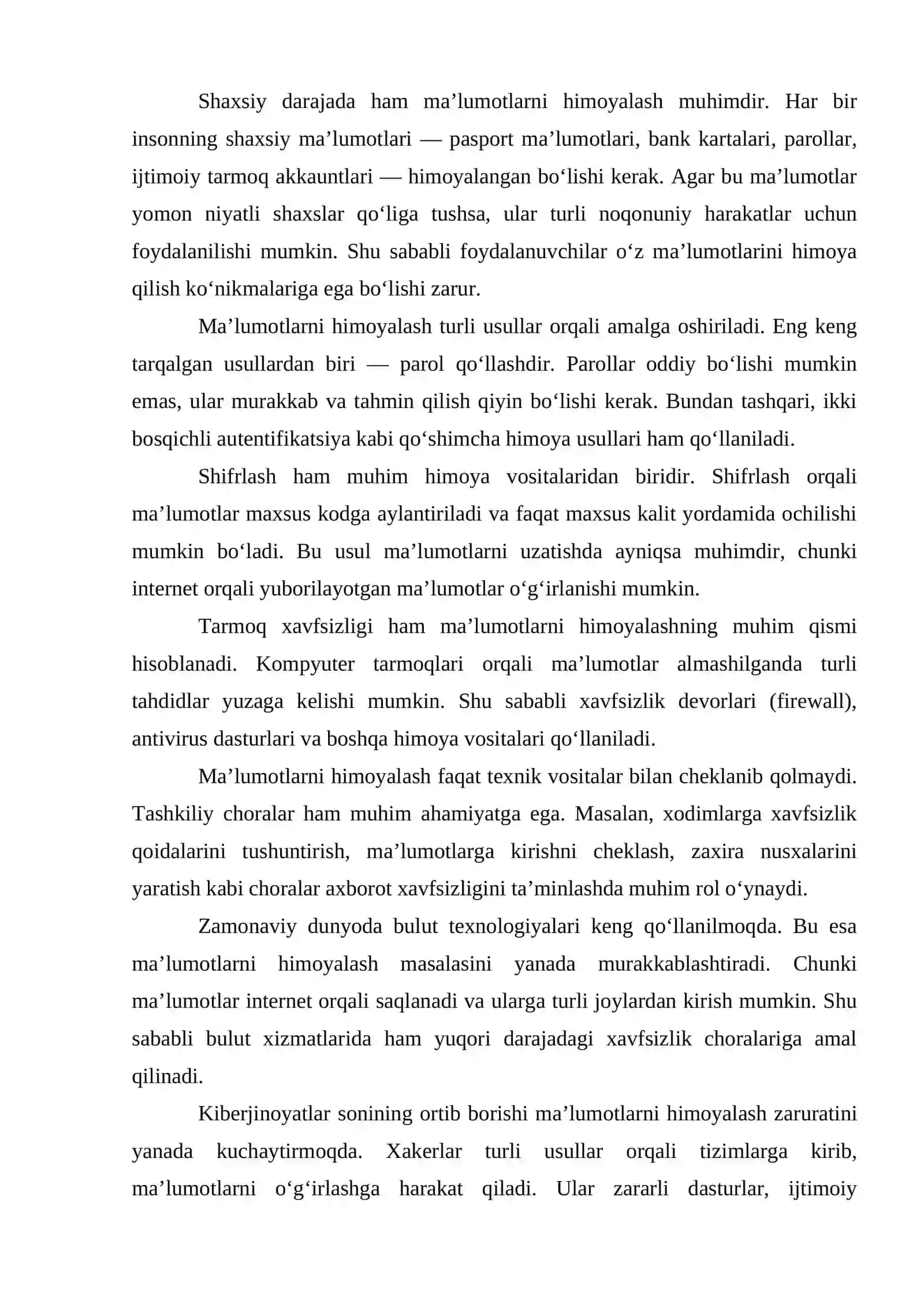 MA’LUMOTLARGA RUXSATSIZ KIRISHDAN HIMOYA QILISH ILOVALARI 4