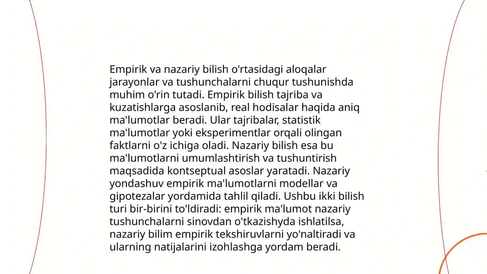 Hissiy va empirik bilishning aloqasi 4