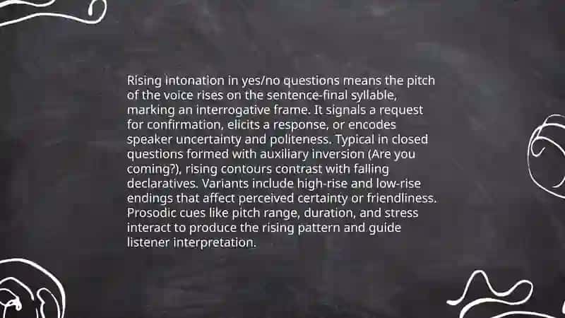 Intonation pattern 4