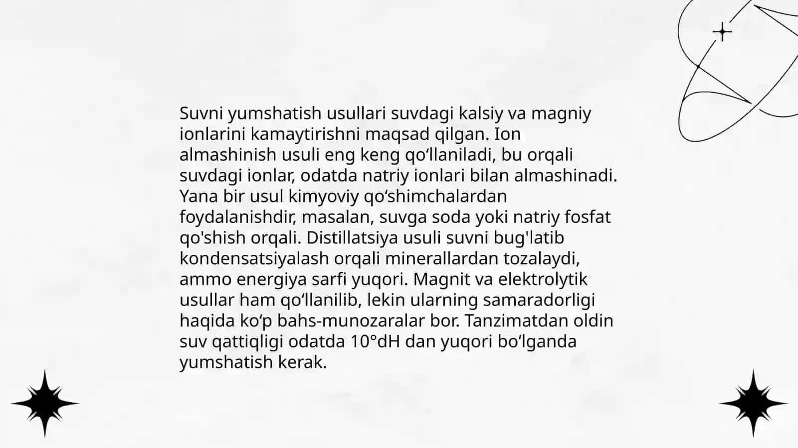Suvni qattiqligini EDTA bn yumshatish 4