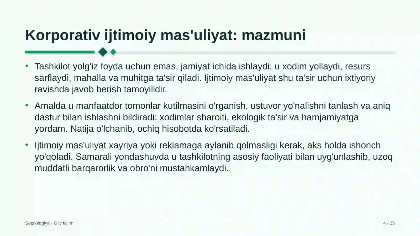 Farmatsevtika sanoatida korporativ ijtimoiy mas'uliyat 4