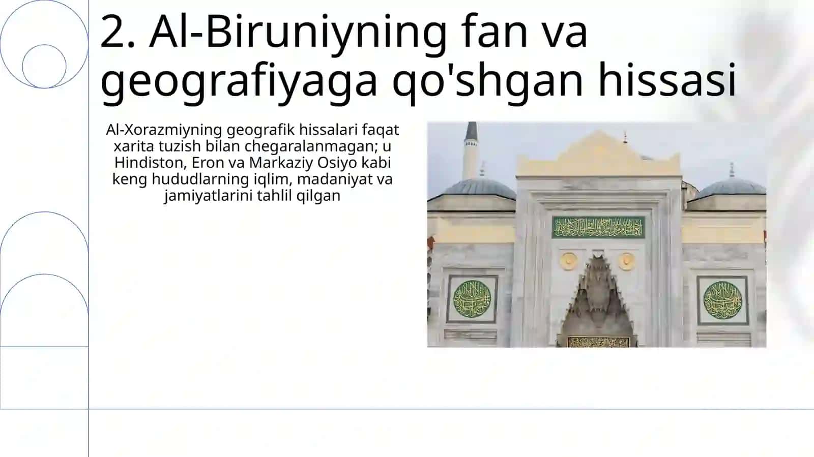 Buyuk o’zbek allomalarning jahon sivilizatsiyasiga qo‘shgan hissasi 4
