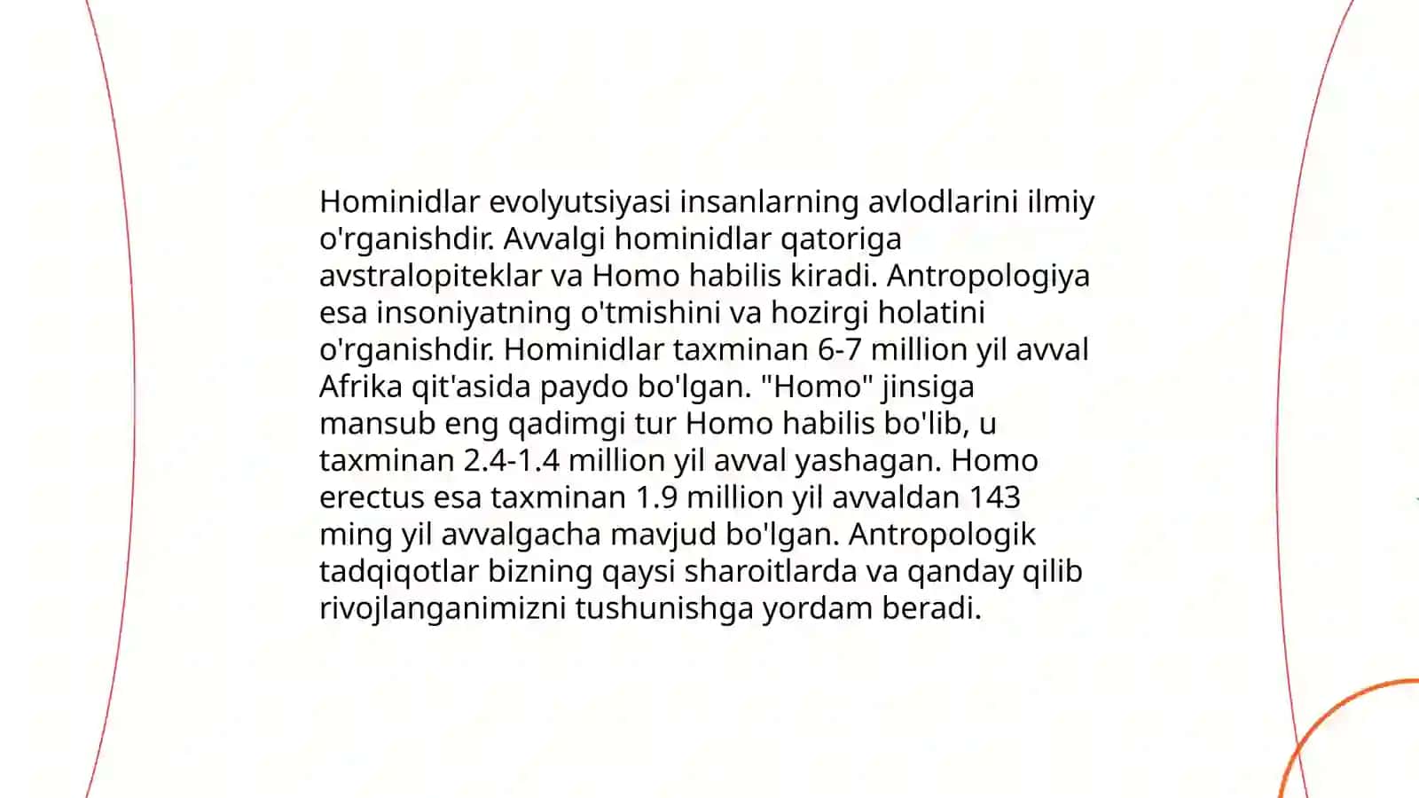 Odamning hayvonot dunyosidan ajralib chiqishi 4