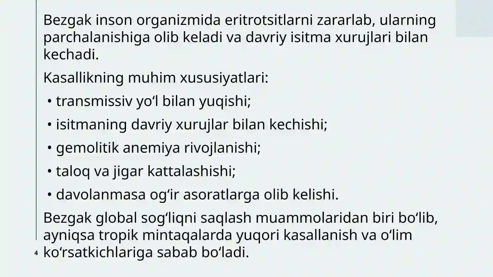 Bezgak(malyariya) 4