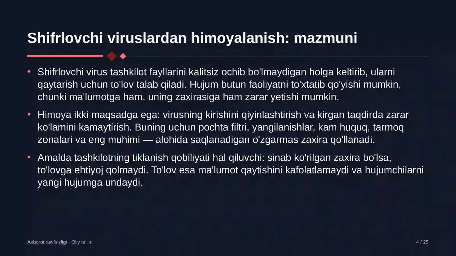 Charm-poyabzal sanoatida shifrlovchi viruslardan himoyalanish 4
