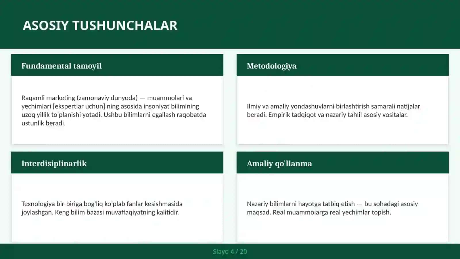 Raqamli marketing (zamonaviy dunyoda) — muammolari va yechimlari [ekspertlar uchun] 4