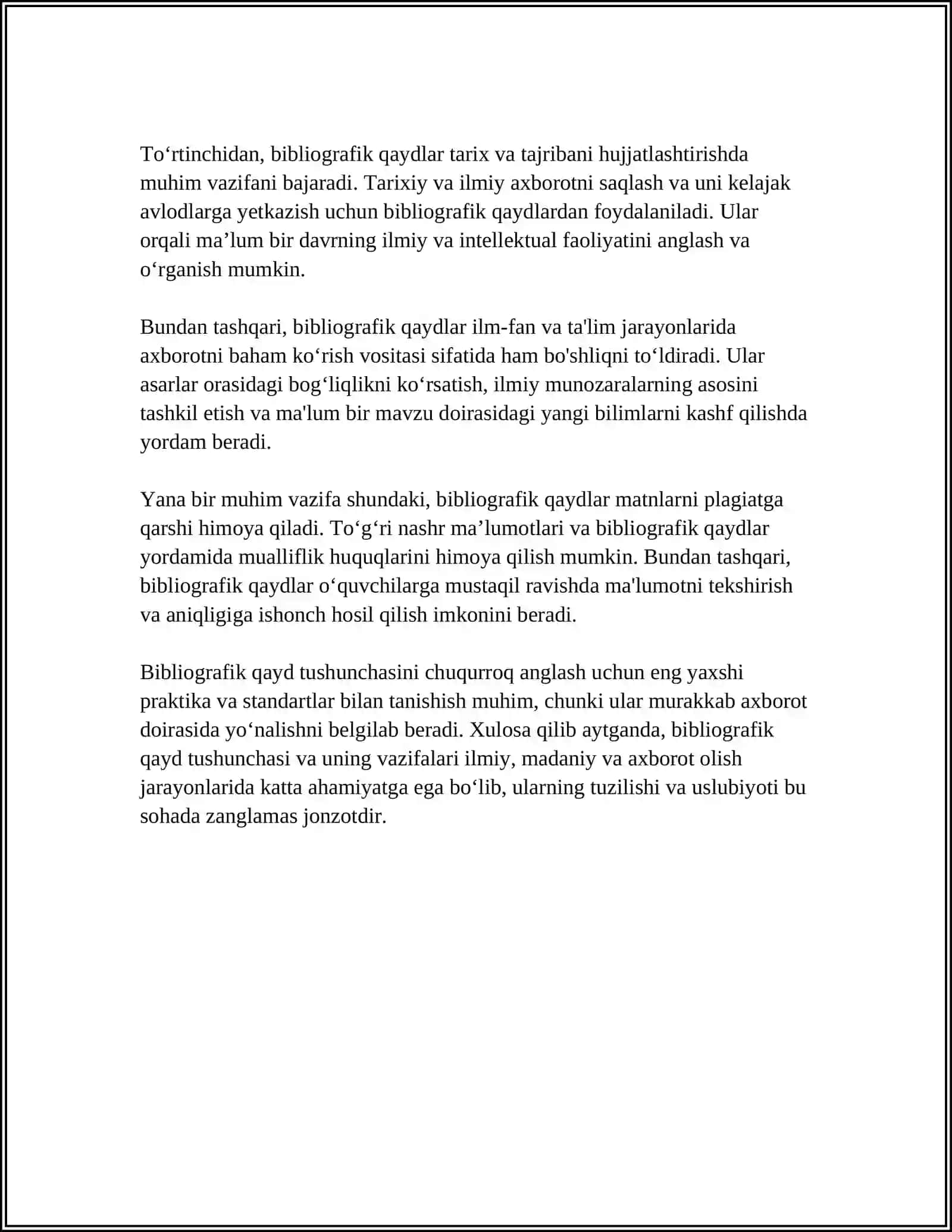 BIBLIOGRAFIK QAYDLAR VA ULARNING STANDARTLARI 4