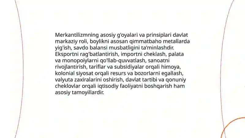 Merkantilizim iqtisodiy talimotlari 4