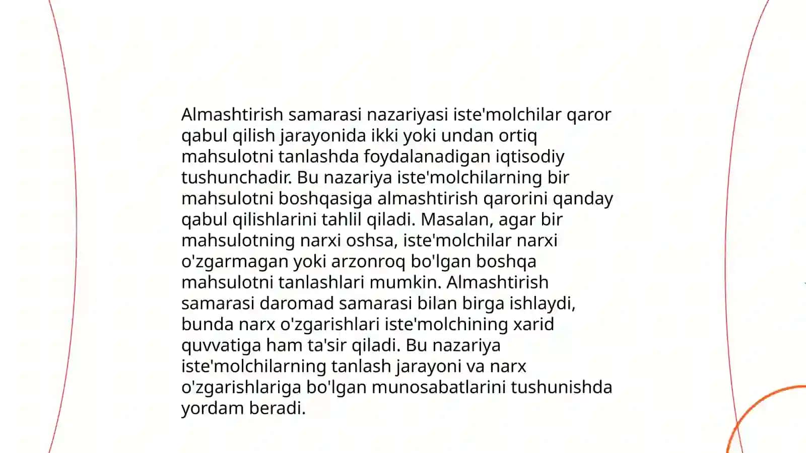 Daromad va almashtirish samarasi 4
