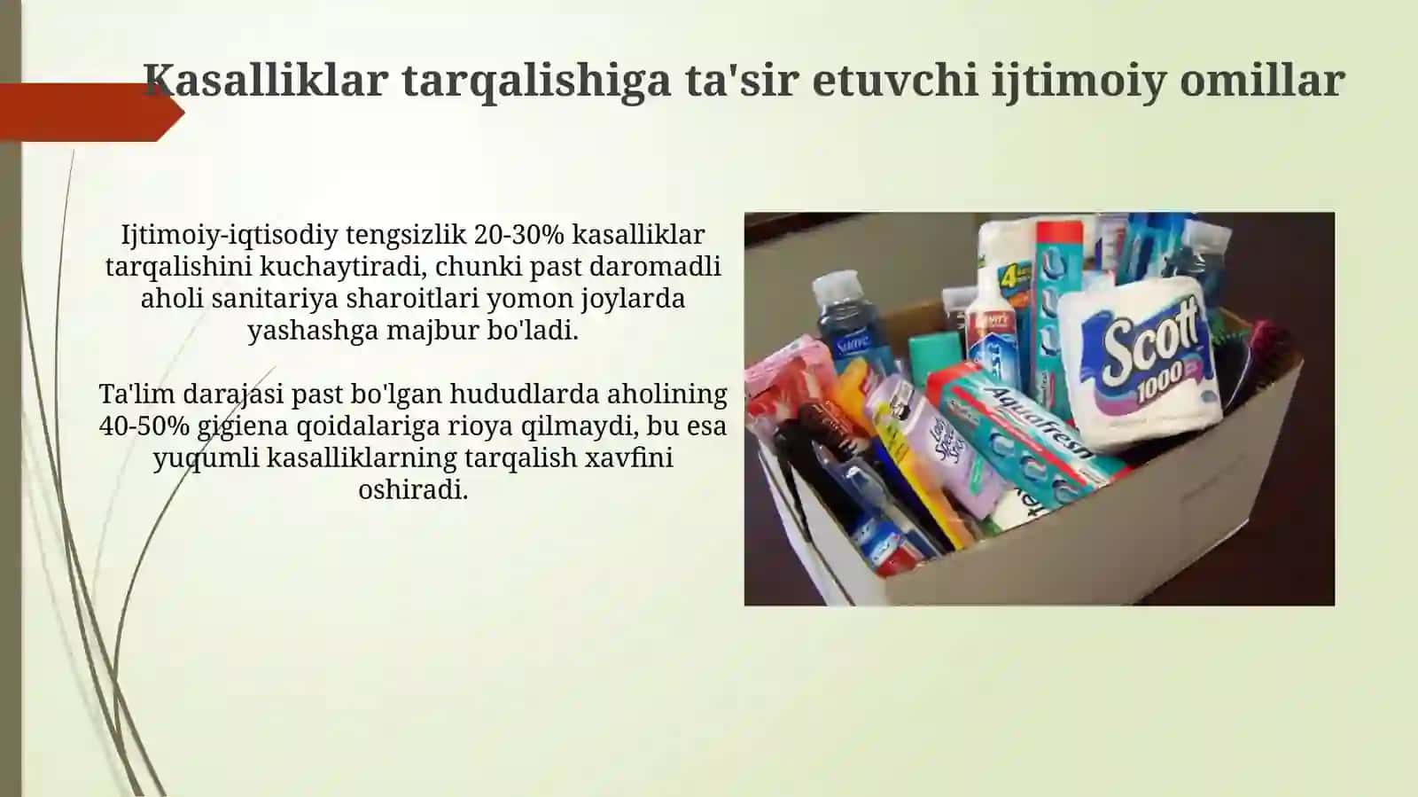 Muhim kasalliklar ijtimoiy gigienik jihati 4