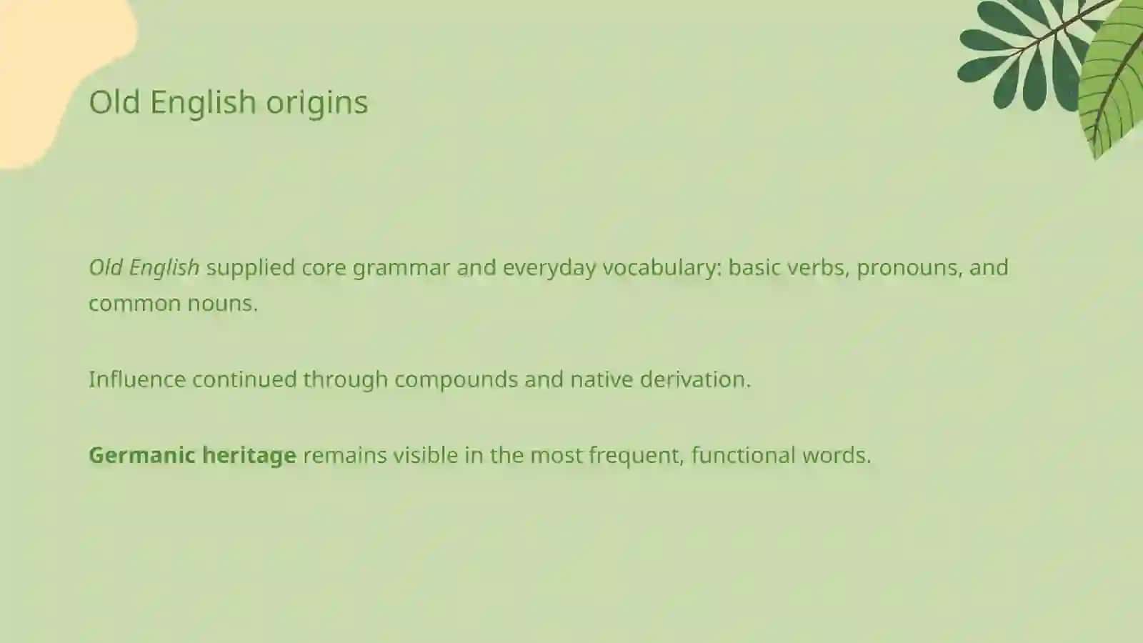 English Roots 4