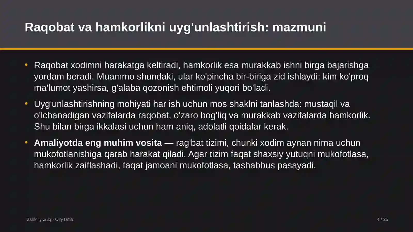 Korporativ axborot tizimlarida raqobat va hamkorlikni uyg'unlashtirish 4