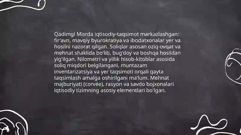 Qadimgi Mesopotamiya iqtisodiy fikrlari va amaliyotlari 4