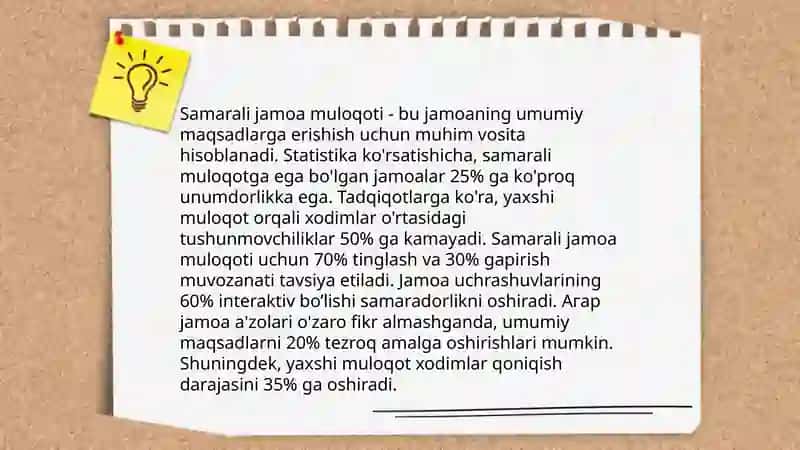 Jamoada ishlash( teamworking) 4