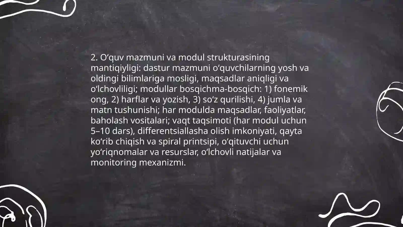Boshlangʻich sinfda oʻqish savodxonligi dasturini tahlil qilish 4