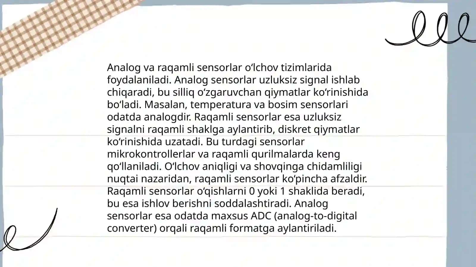 Sensor shkalalar 4