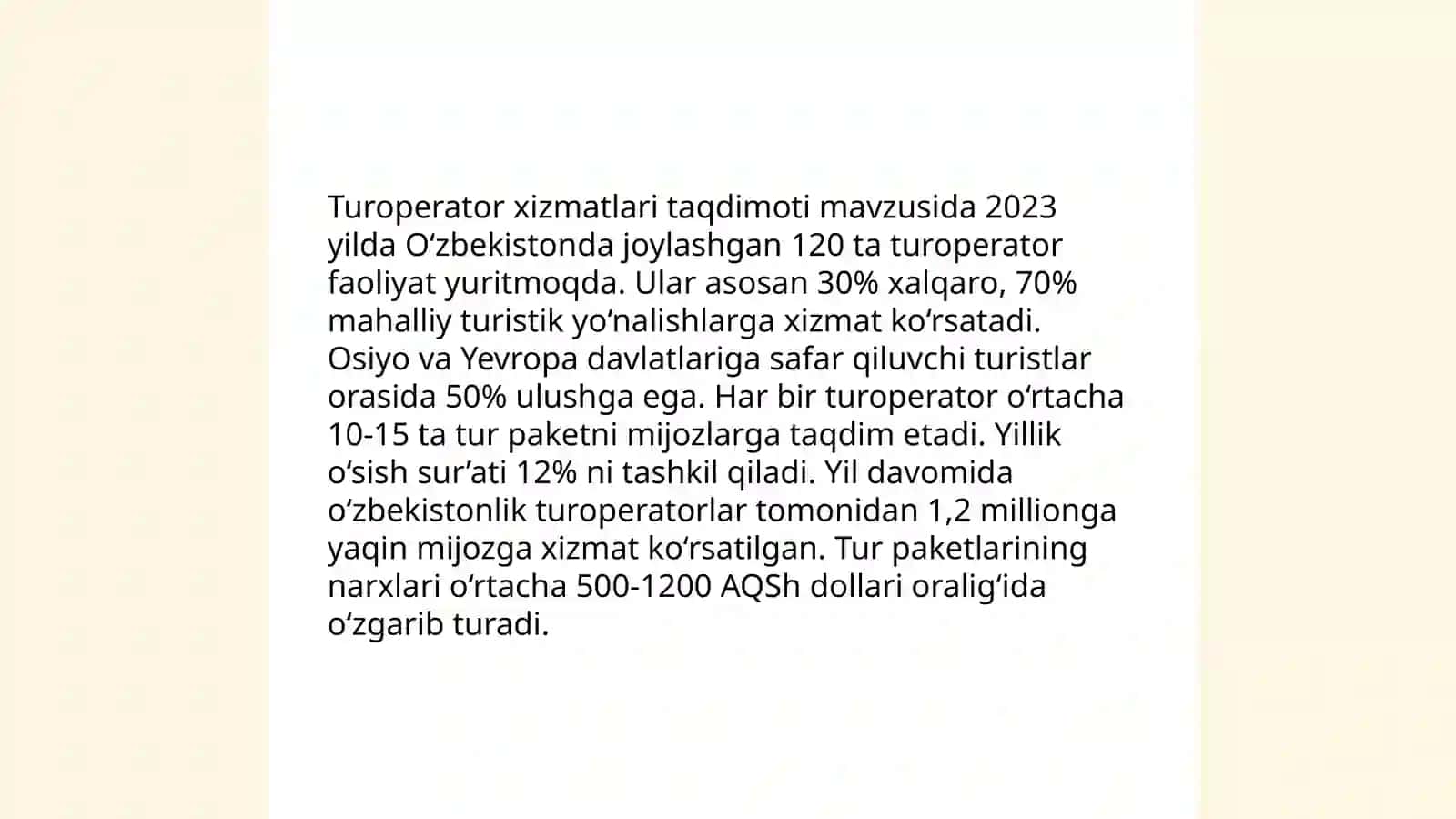 Turoperator katalogi va turli ko'rgazmalarga qatnashish 4