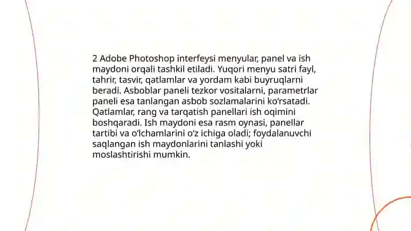 Adobe Photoshop dasturi 4