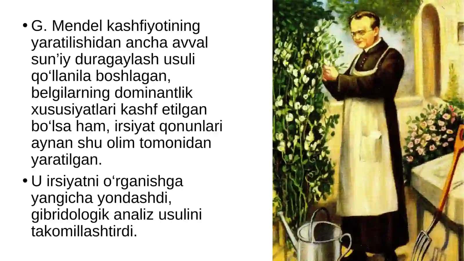 Irsiyatning umumiy qonuniyatlari. G. Mendelning irsiyat qonunlari va ularning mohiyati 4