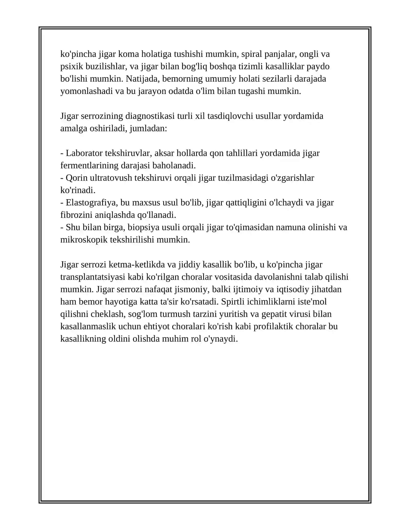 Jigar serrozi 4