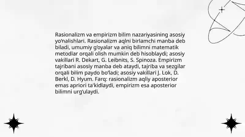 Bilish Falsafasi 4