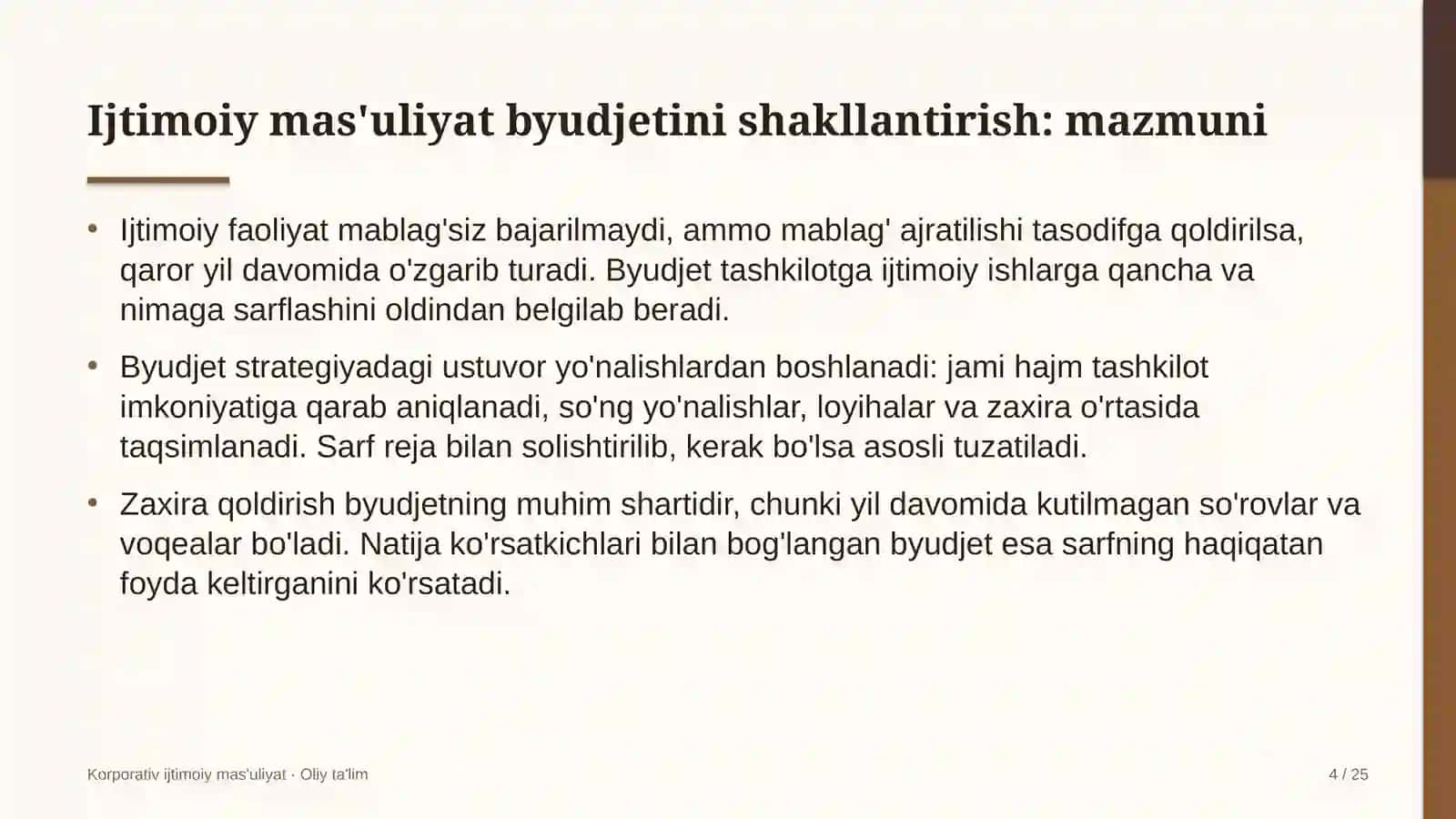 texnika oliy ta'lim muassasalarida ijtimoiy mas'uliyat byudjetini shakllantirish 2277 4