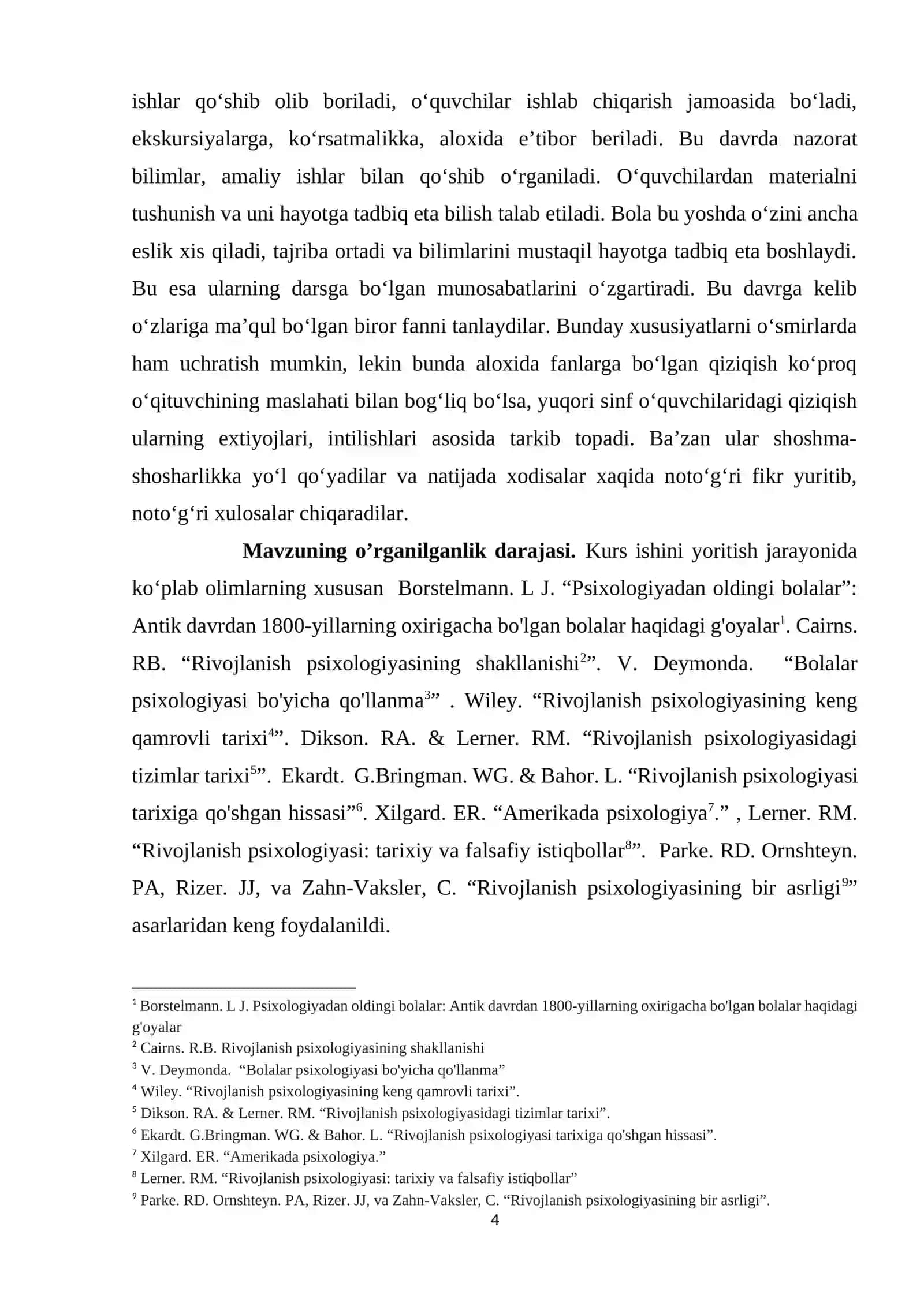 O`spirinlik yoshida do`stlik va sadoqat tushunchalarinnig shakllanishi 4