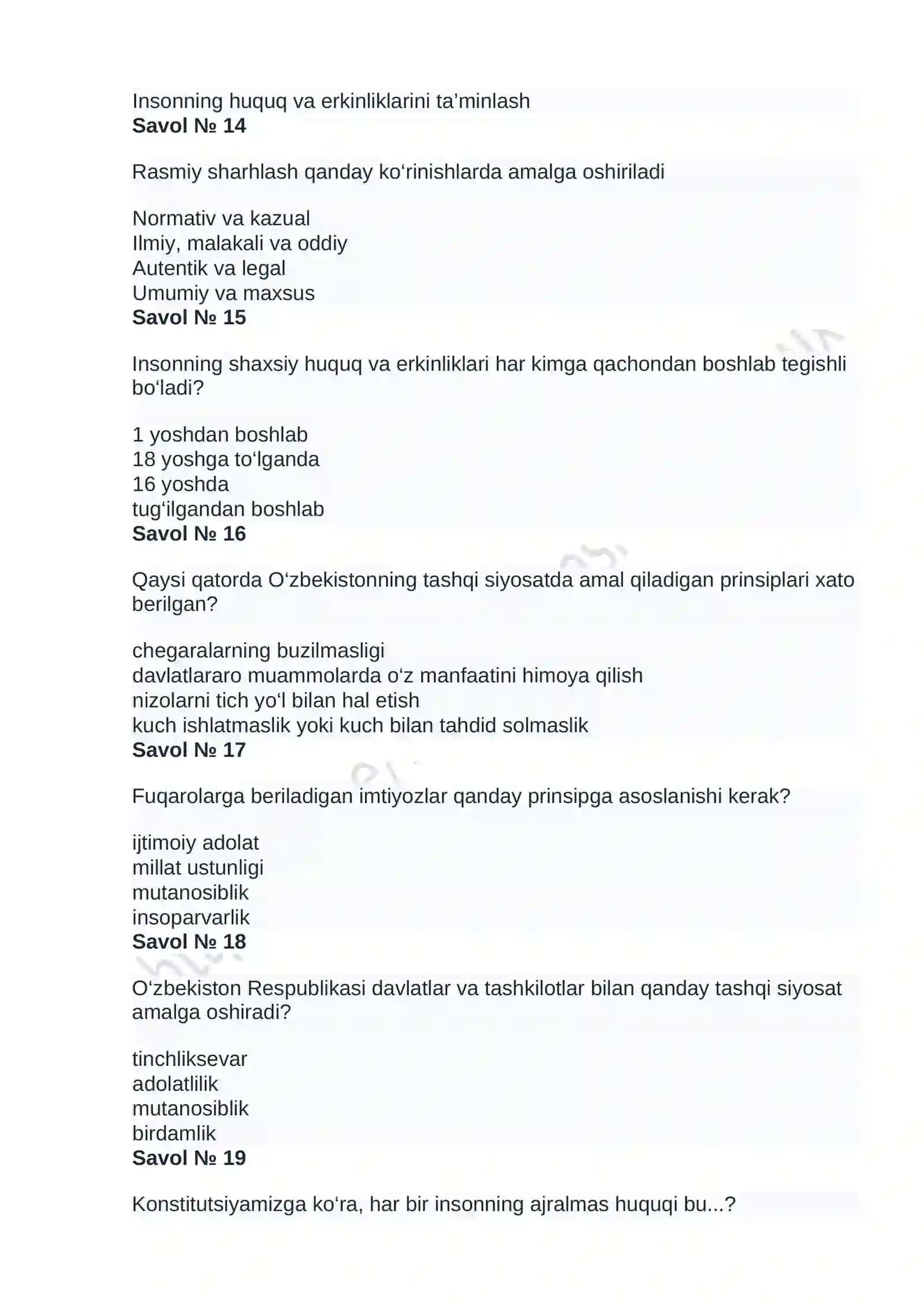 argost 40 talik savol javoblari bilan 4