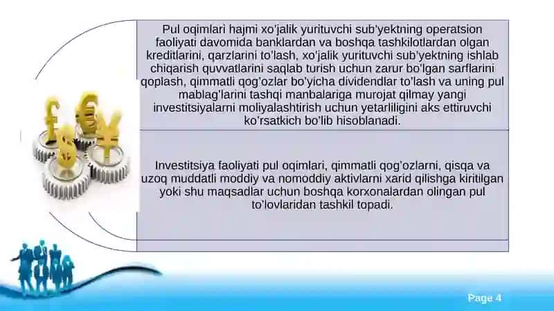 PUL MABLAG’LARI VA XORIJIY VALYUTA HISOBI 4