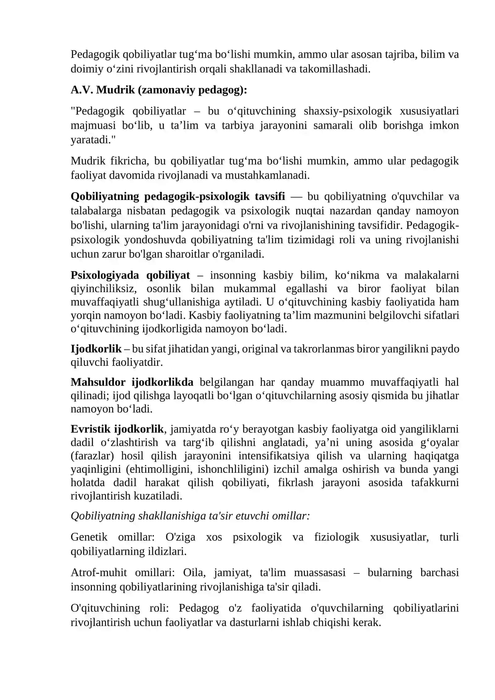 Pedagogik qobiliyatni shakllantirishga kreativ yondashuv 4