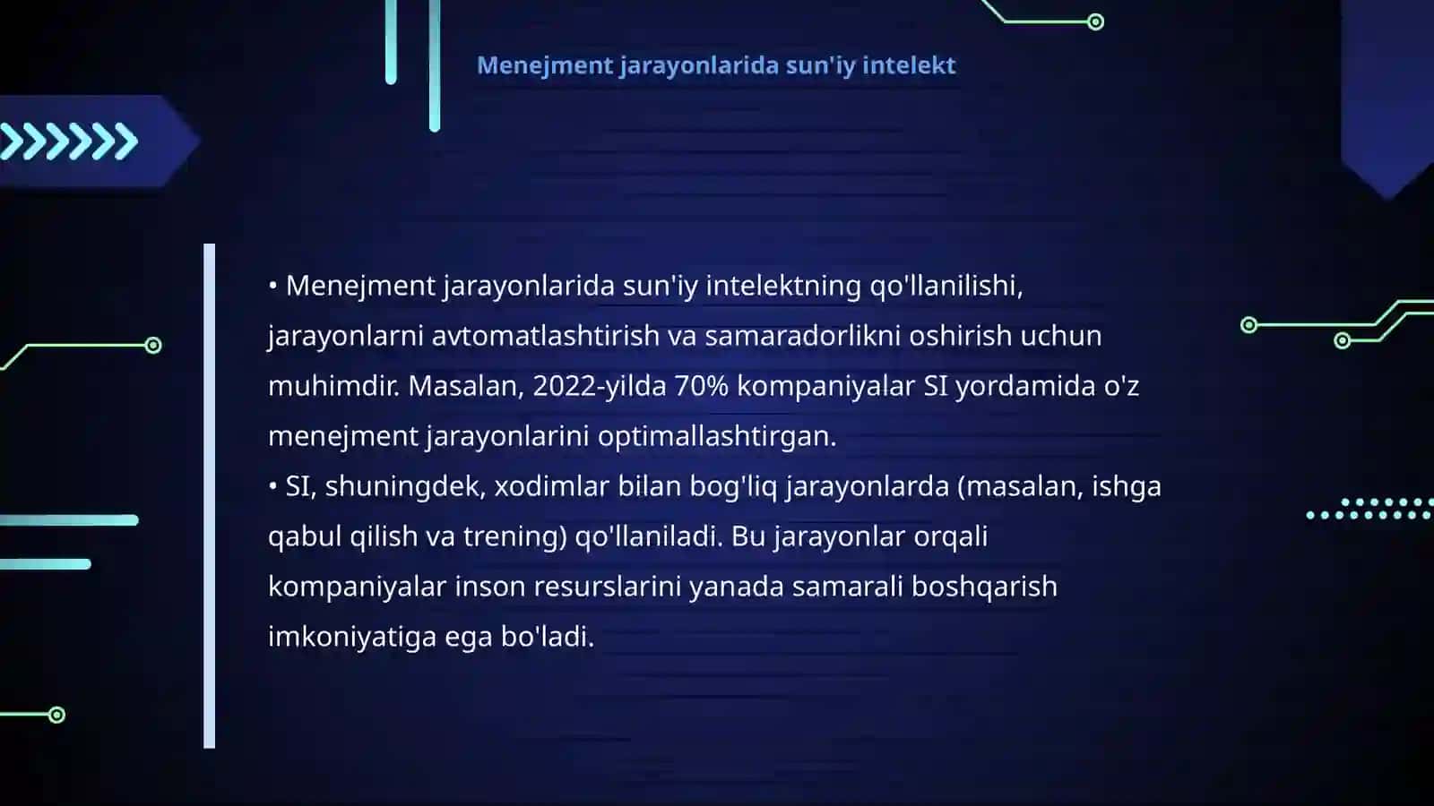 Sun'iy intelekt va menejment 4