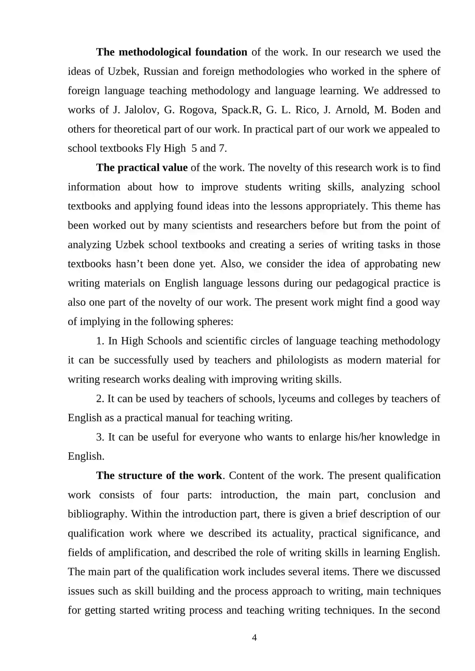 TEACHING WRITING TO EFL STUDENTS 4
