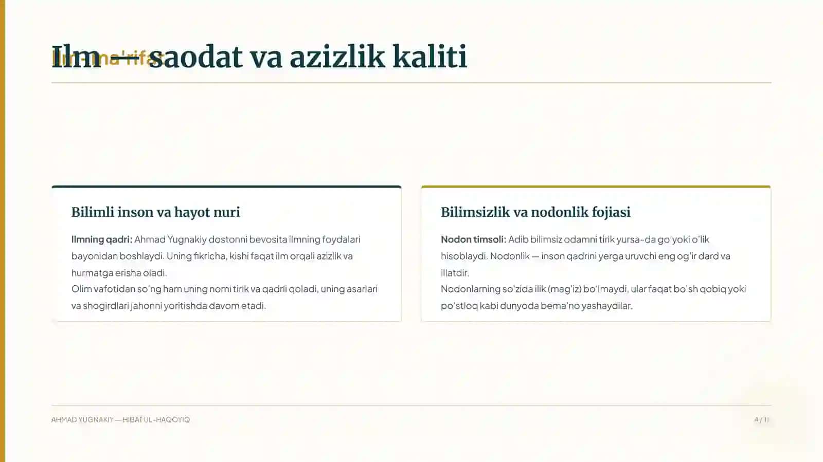 HIBAT UL-HAQOYIQ 4