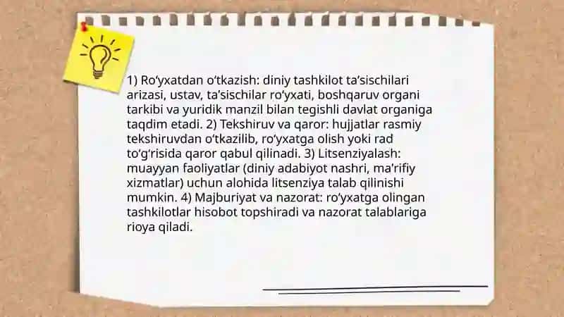 Oʻzbekistondagi diniy tashkilotlar 4