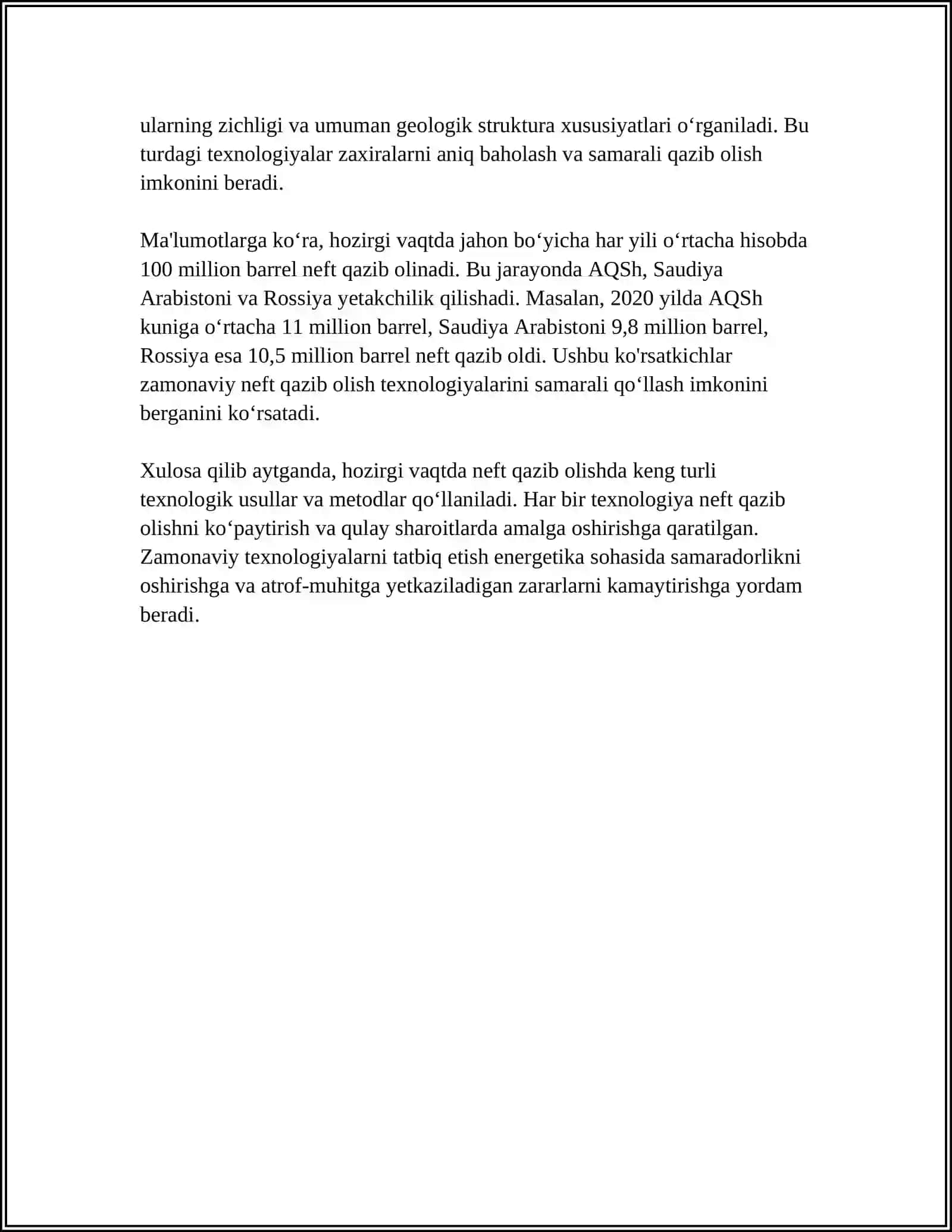 KAUSTOBILITLAR. YONUVCHAN FOYDALI QAZILMALAR (NEFT, GAZ, KO'MIR) 4