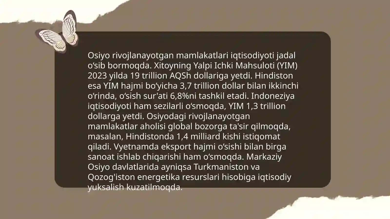 Rivojlanayotgan mamlakatlar iqtisodiy salohiyati 4