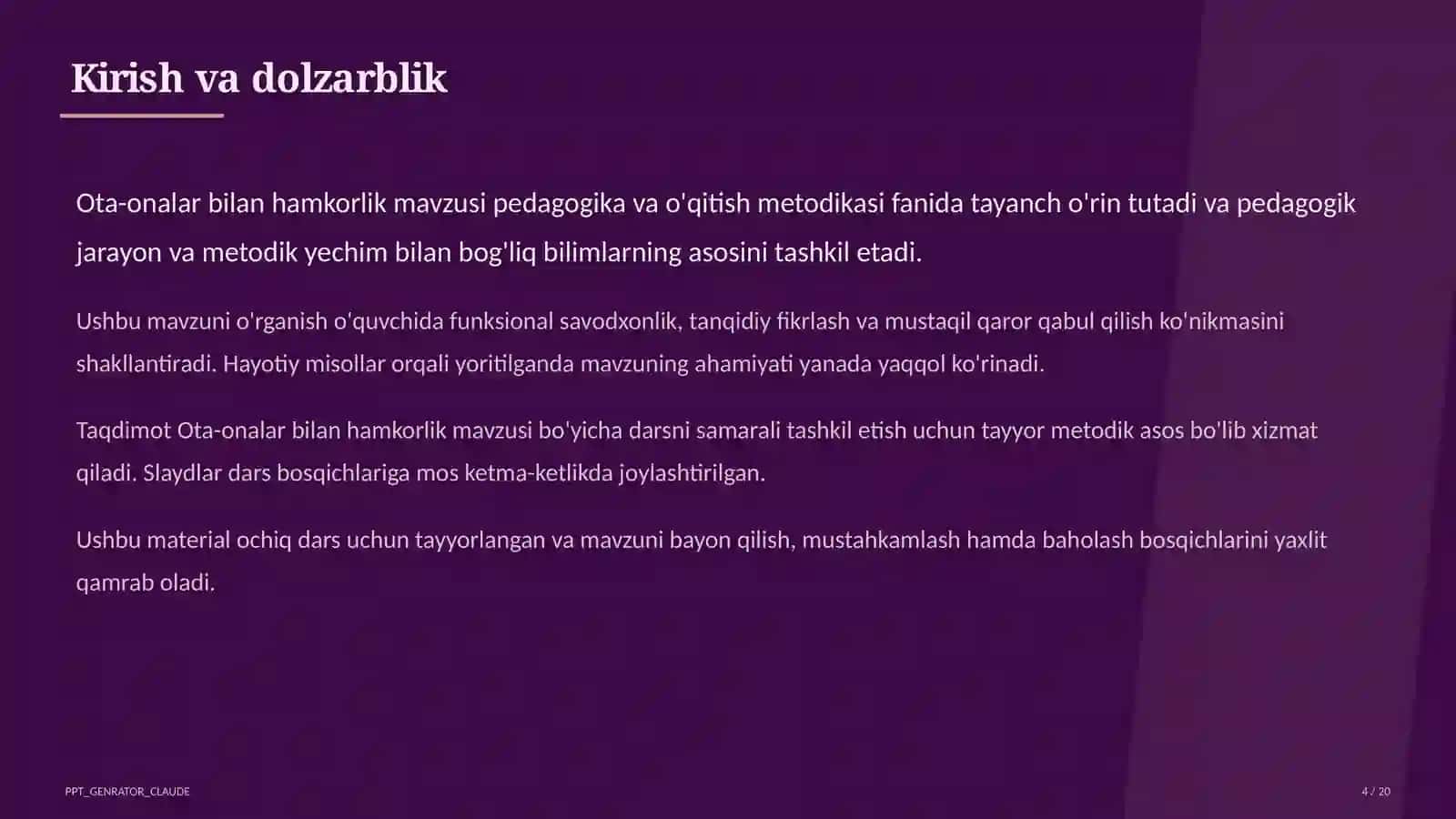 Ota-onalar bilan hamkorlik 4