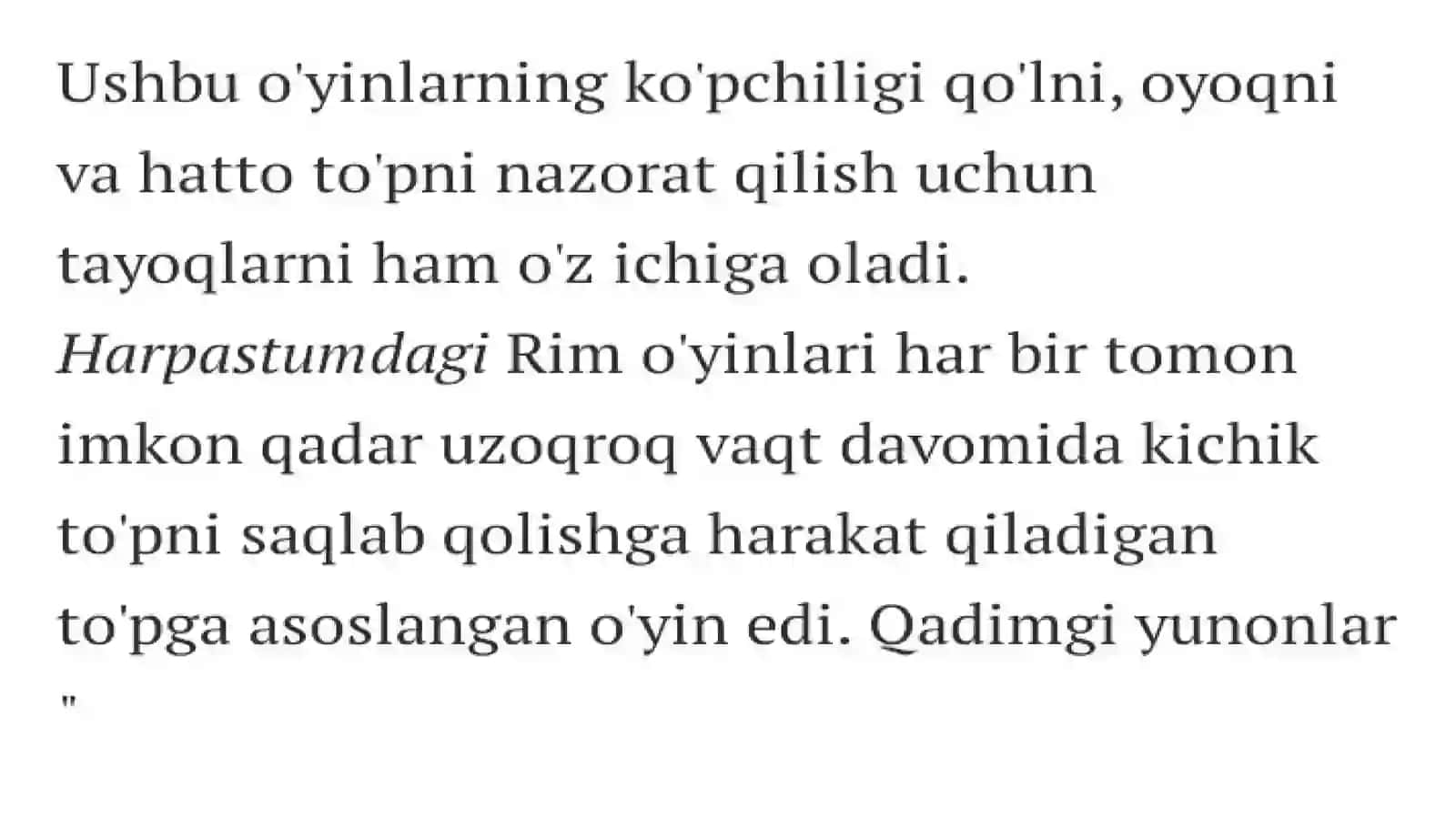 Futboll oʻyinning kelib chiqish tarixi 4