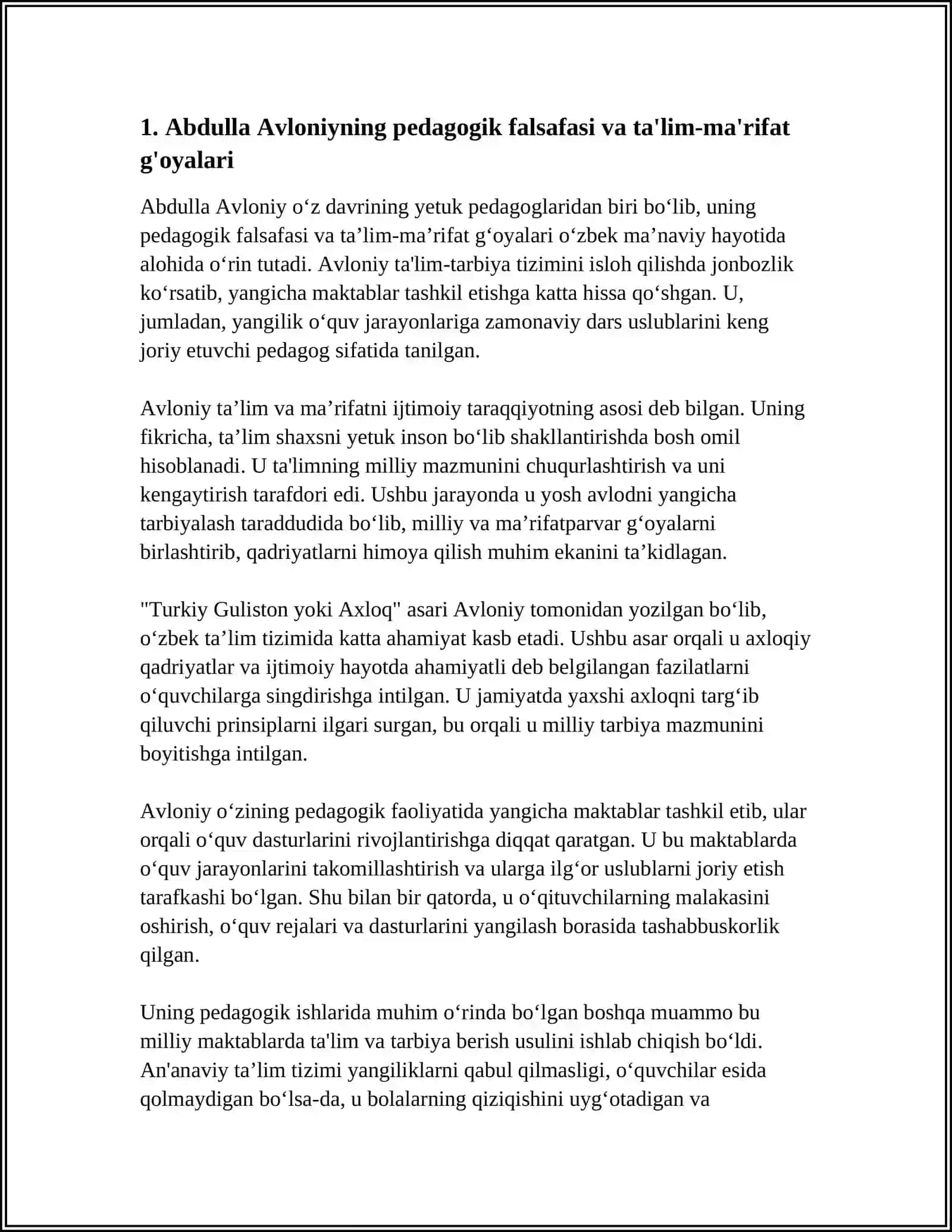 ABDULLA. AVLONIYNING PEDAGOGIK FAOLIYATI 4