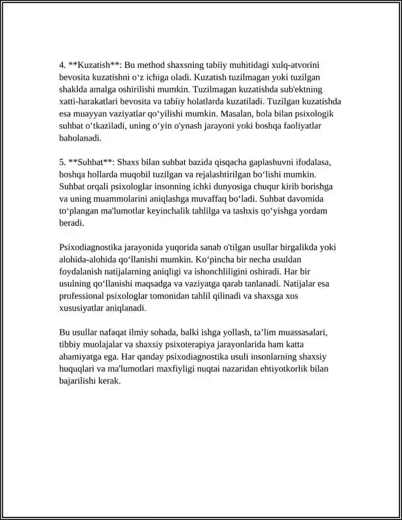 Psixodiagnostika Usullari 4