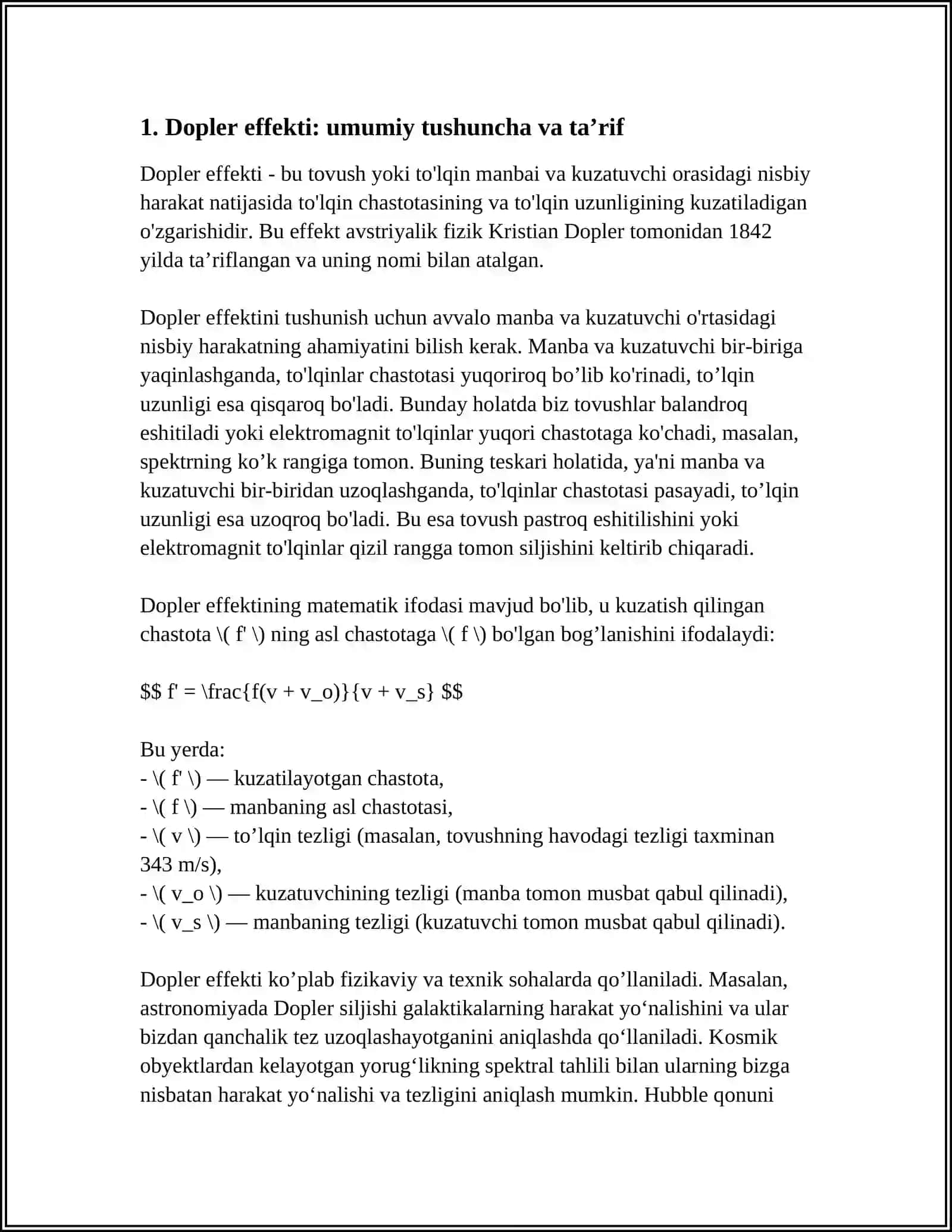 DOPLER EFFEKTI 4