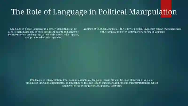 Problems Of Political Linguistics 4