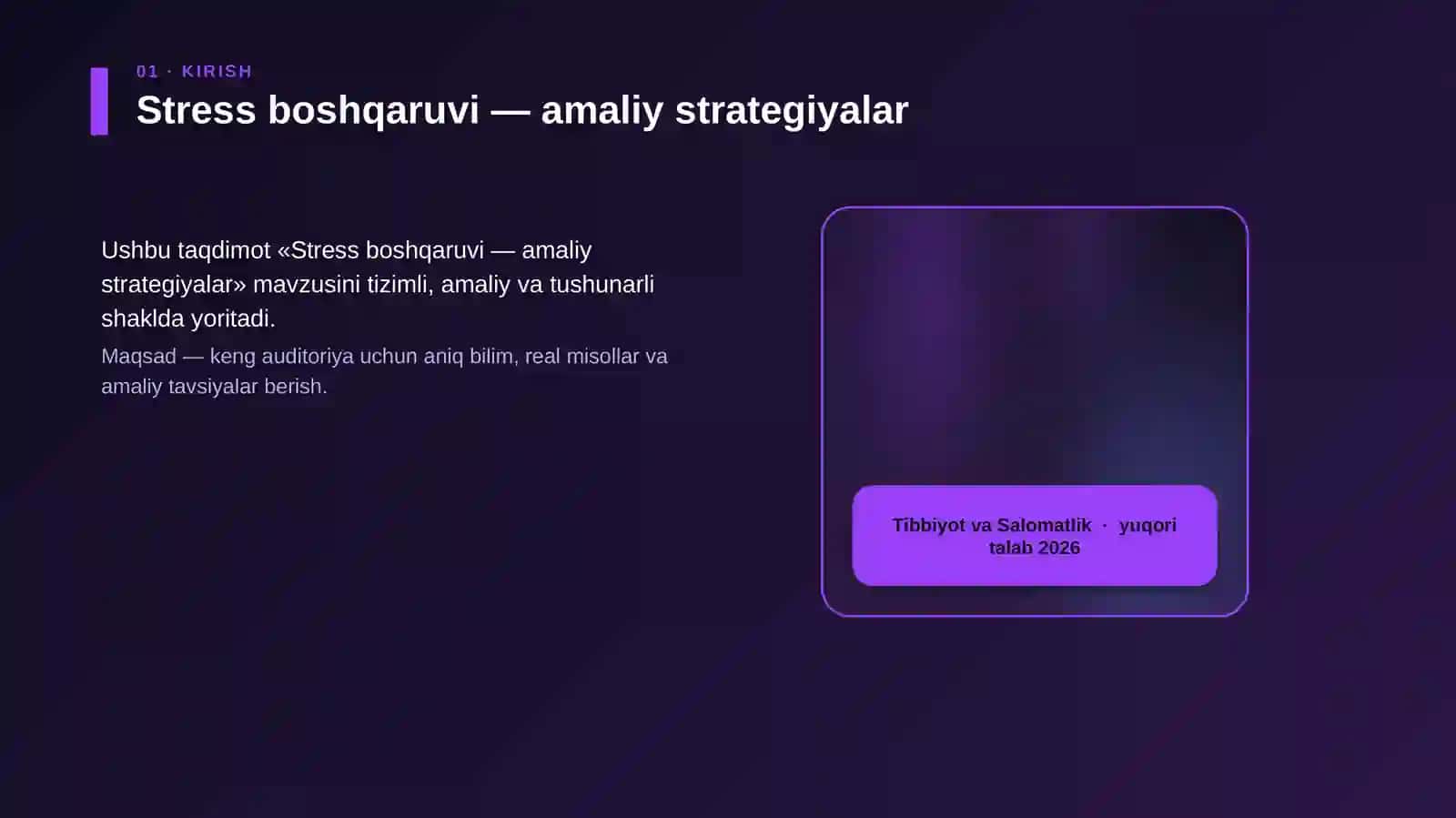 Stress boshqaruvi — amaliy strategiyalar 4
