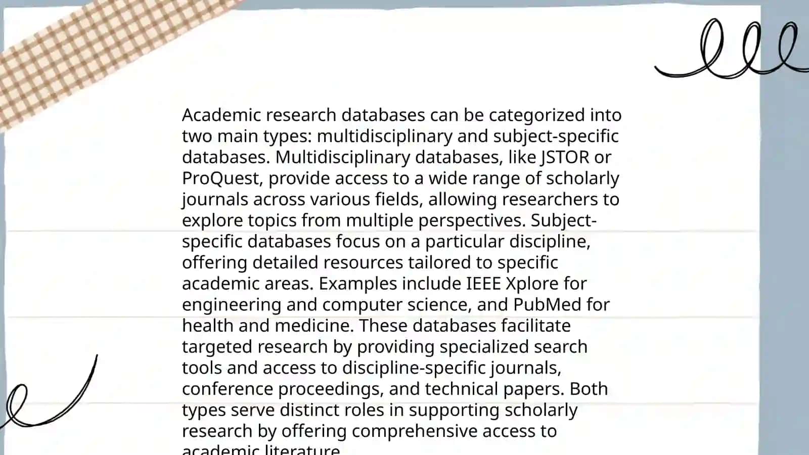 A guide to accessing and navigating academic research databases 4