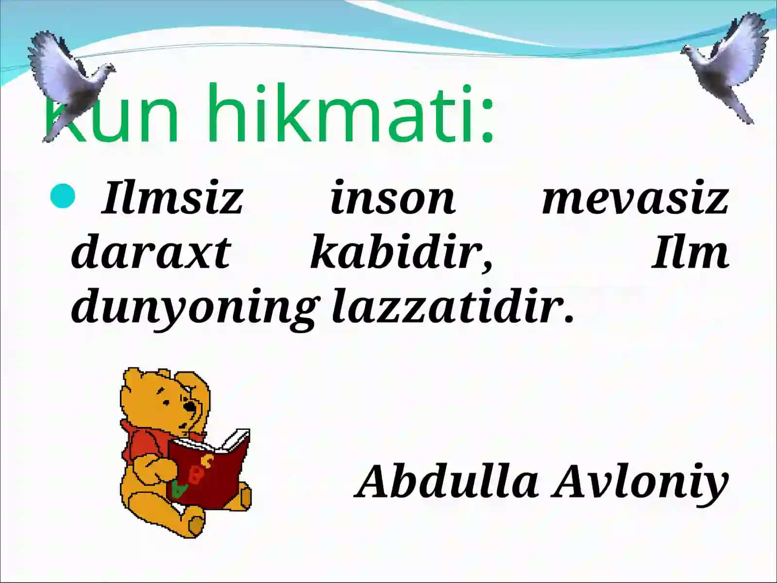 Ona tili va adabiyot fan oyligi 4