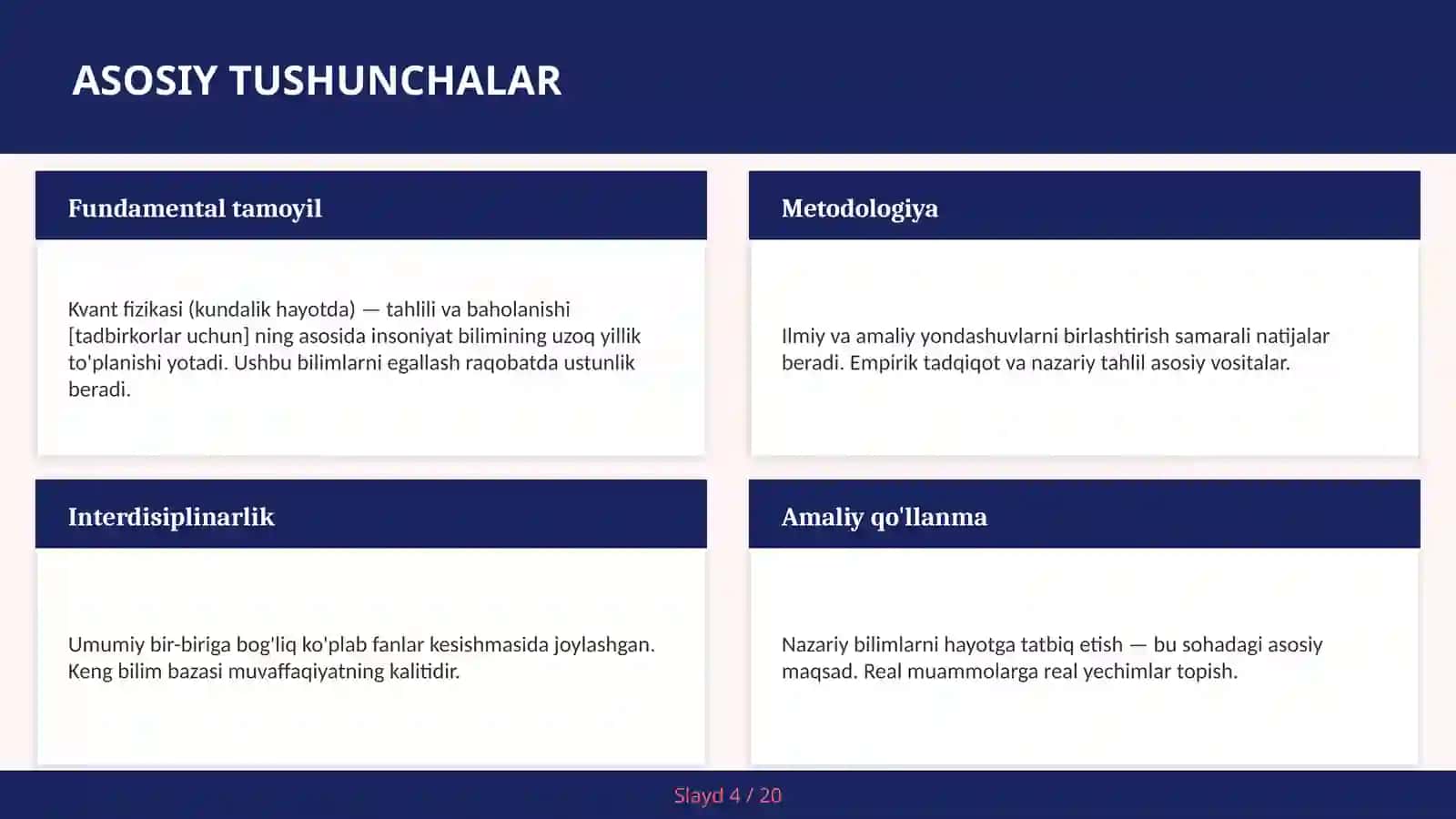 Kvant fizikasi (kundalik hayotda) — tahlili va baholanishi [tadbirkorlar uchun] 4